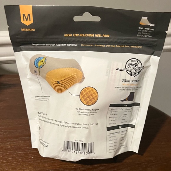 NWT - Tuli's Heel Cup For Gymnasts & Dancers - Size Medium - Picture 6 of 10